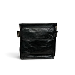 Burberry Trench Tote Bag Crinkled Lambskin Black