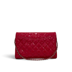Chanel Medium Single Flap Bag Patent Pink