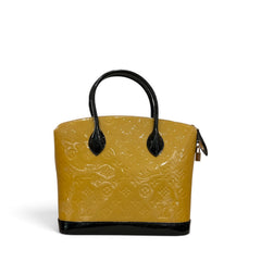 Louis Vuitton Vernis Lockit PM Patent Yellow