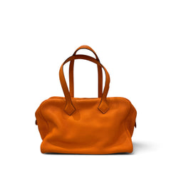 Hermes Victoria 35 Clemence Orange SQUARE R
