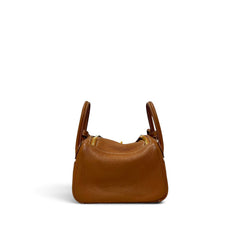 Hermes Mini Lindy Clemence Gold STAMP U