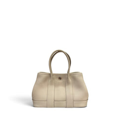 Hermes Garden Party 23 White STAMP K