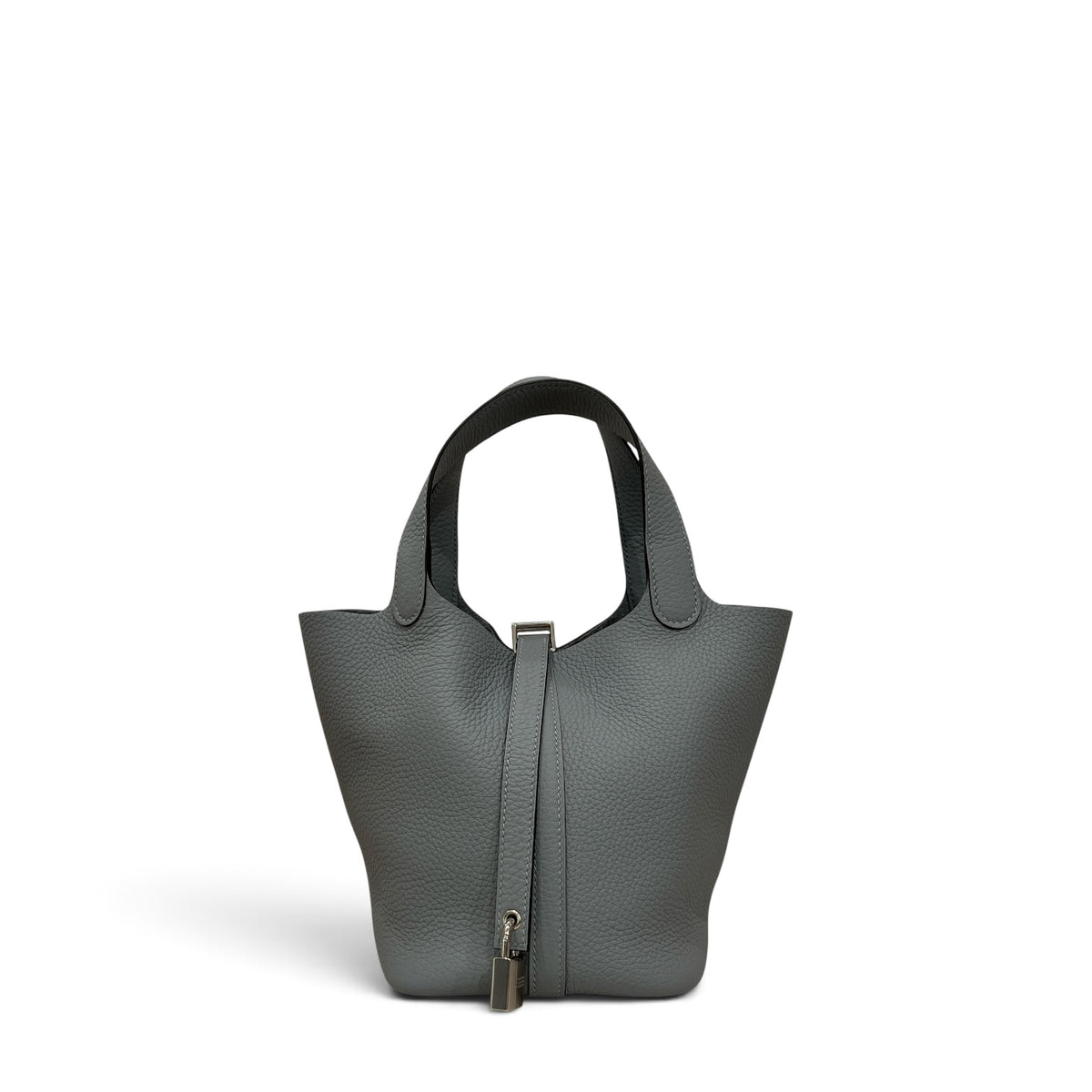 Hermes Picotin 18 Clemence Gris Pantin STAMP K