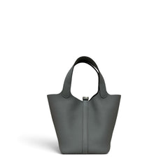 Hermes Picotin 18 Clemence Gris Pantin STAMP K