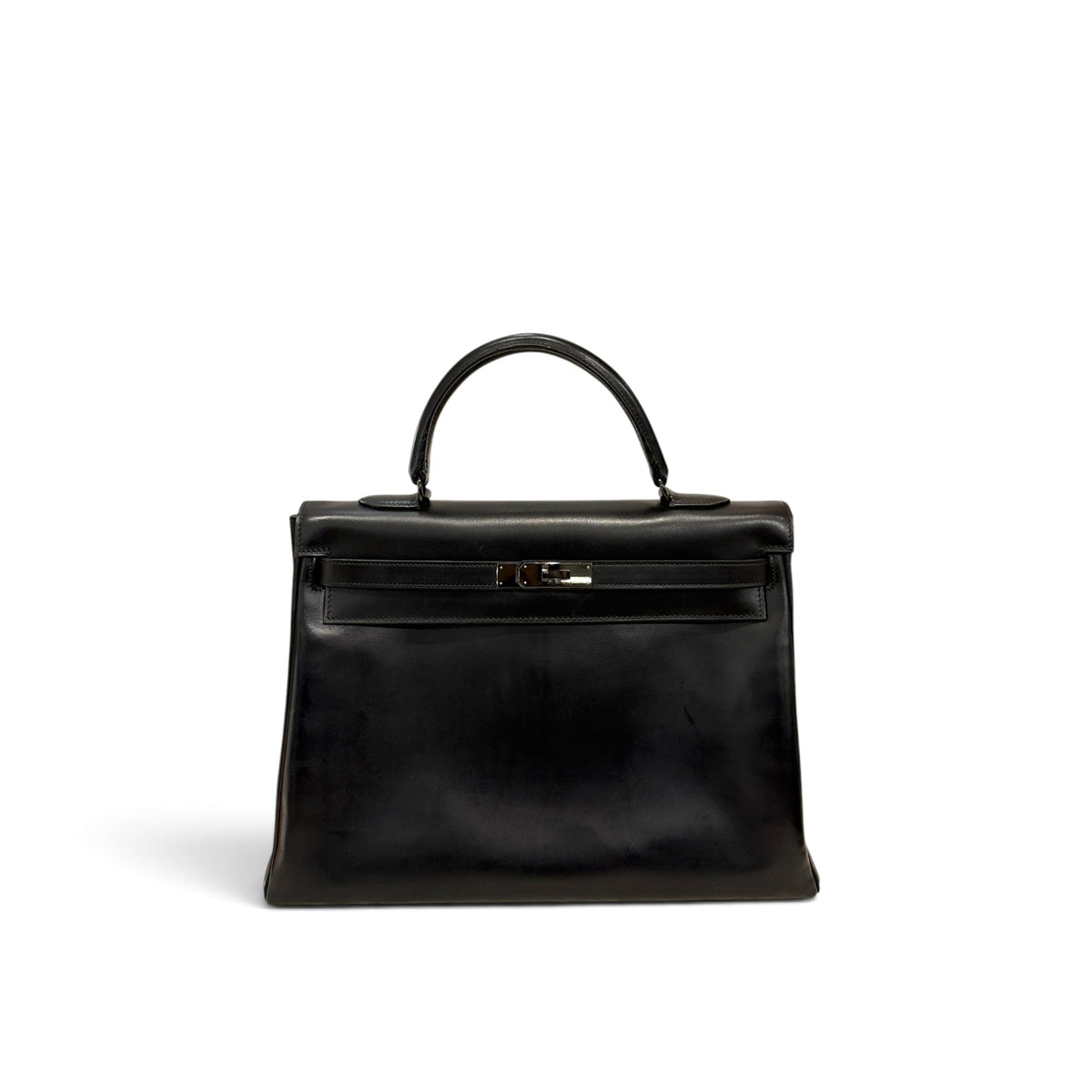 Hermes Kelly 35 Black Box SO Black SQUARE N