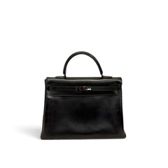 Hermes Kelly 35 Black Box SO Black SQUARE N