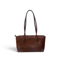 The Row Terrasse Shoulder Bag Suede Brown