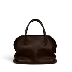 The Row Agnes 12 Bag Calfskin Brown