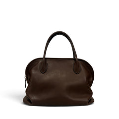 The Row Agnes 12 Bag Calfskin Brown