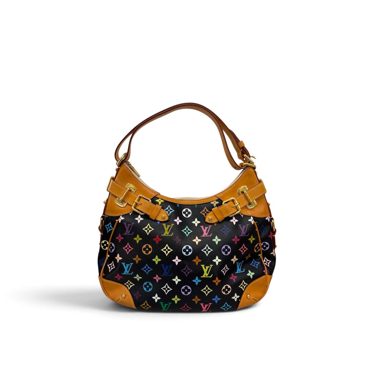 Louis Vuitton Greta Bag Monogram Multicolor Black