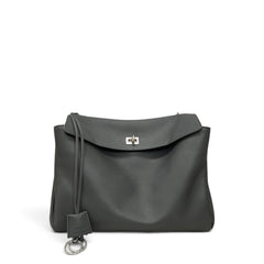 Balenciaga Medium Rodeo Handbag Smooth Calfskin Grey