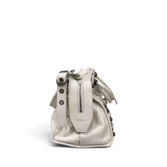 Balenciaga Medium Neo Cagole Le City Shoulder Bag White