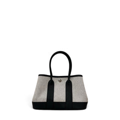 Hermes Garden Party 23 Ecru / Noir STAMP G