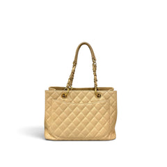 Chanel Grand Shopping Tote GST Caviar Beige