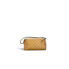 Gucci Metallic GG Canvas & Leather Abbey Pochette Bag