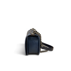 Chanel Medium Boy Bag Lambskin Dark Navy