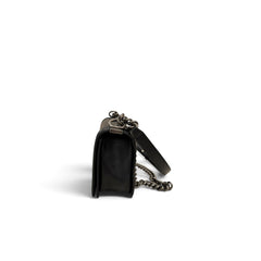Chanel Medium Boy Bag Lambskin Black SHW
