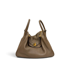 Hermes Lindy 30 Clemence Etoupe STAMP X