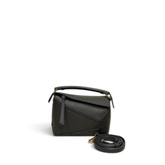 Loewe mini Puzzle Bag Calfskin Grey SHW