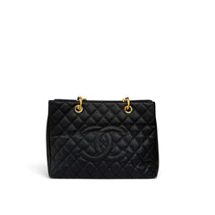 Chanel Grand Shopping Tote GST Caviar Black