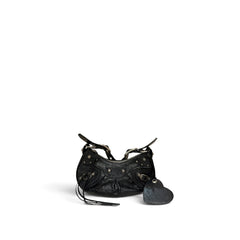 Balenciaga Le Cargole XS Shoulder Bag Lambskin Black SHW