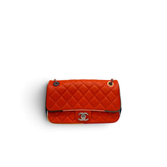Chanel Paris-Cuba Color Flap Bag Lambskin Orange