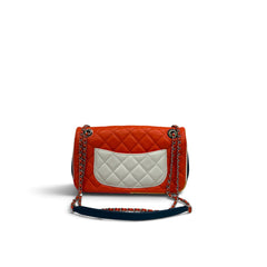 Chanel Paris-Cuba Color Flap Bag Lambskin Orange