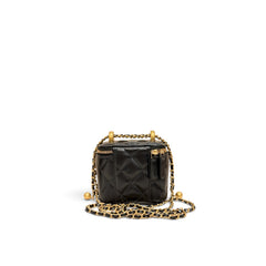 Chanel Perfect Fit Vanity Case Lambskin Black