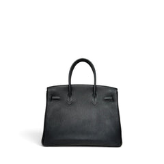 Hermes Birkin 30 Togo Black SQUARE N