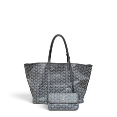 Goyard Saint Louis PM Tote Goyardline Canvas/Calfskin Grey