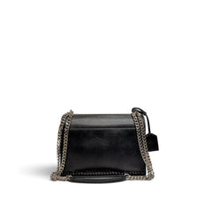 YSL Saint Laurent Medium Sunset Bag Calfskin Black