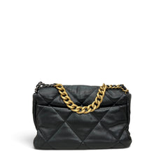 Chanel Medium 19 Bag Lambskin Black Multicoloured Hardware