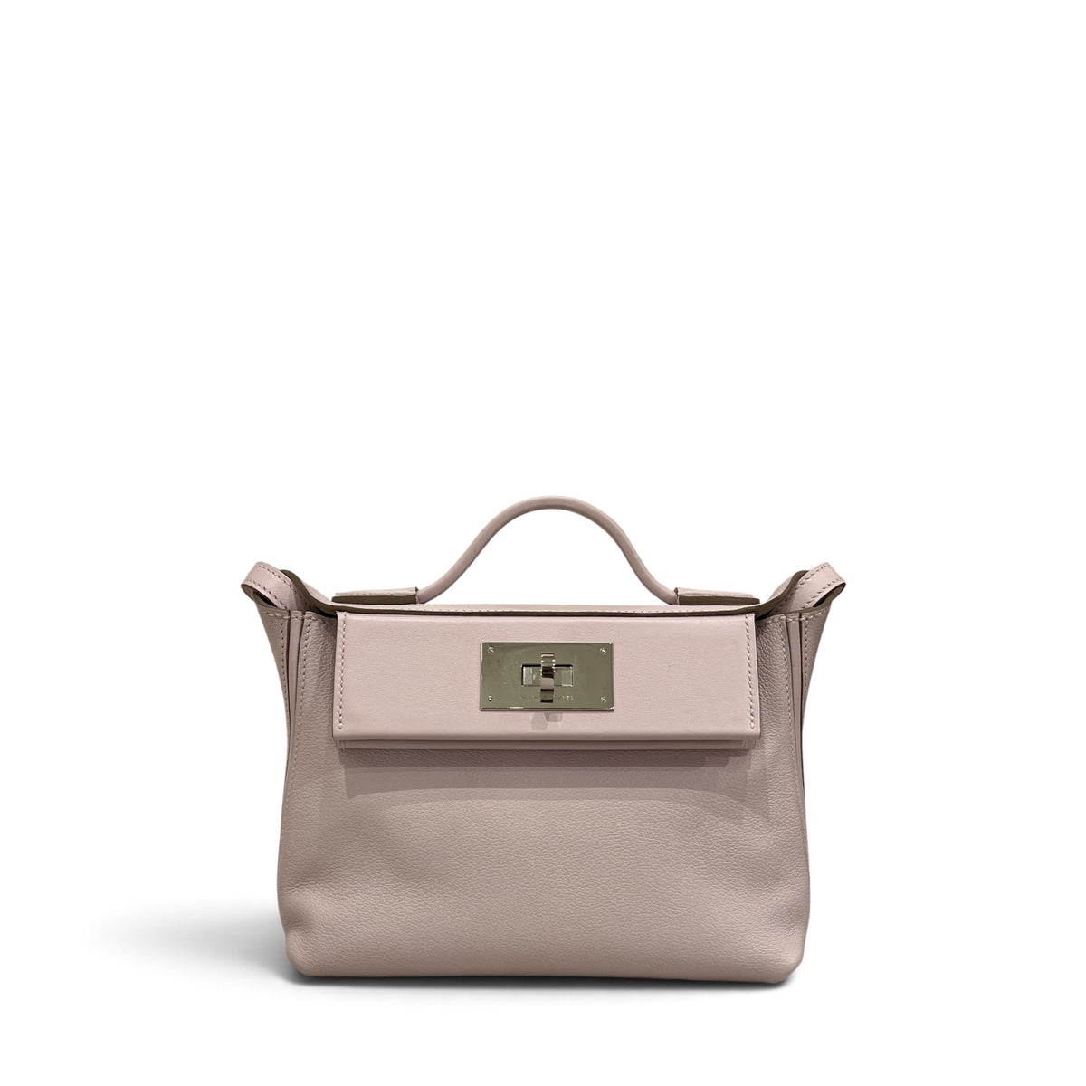 Hermes Mini 24/24 Evercolor / Swift Mauve Pale STAMP B