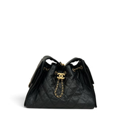 Chanel Small 25 Bag Caviar Black (Microchip)
