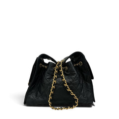 Chanel Small 25 Bag Caviar Black (Microchip)