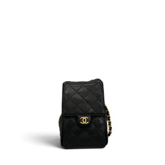 Chanel Small 25 Bag Caviar Black (Microchip)