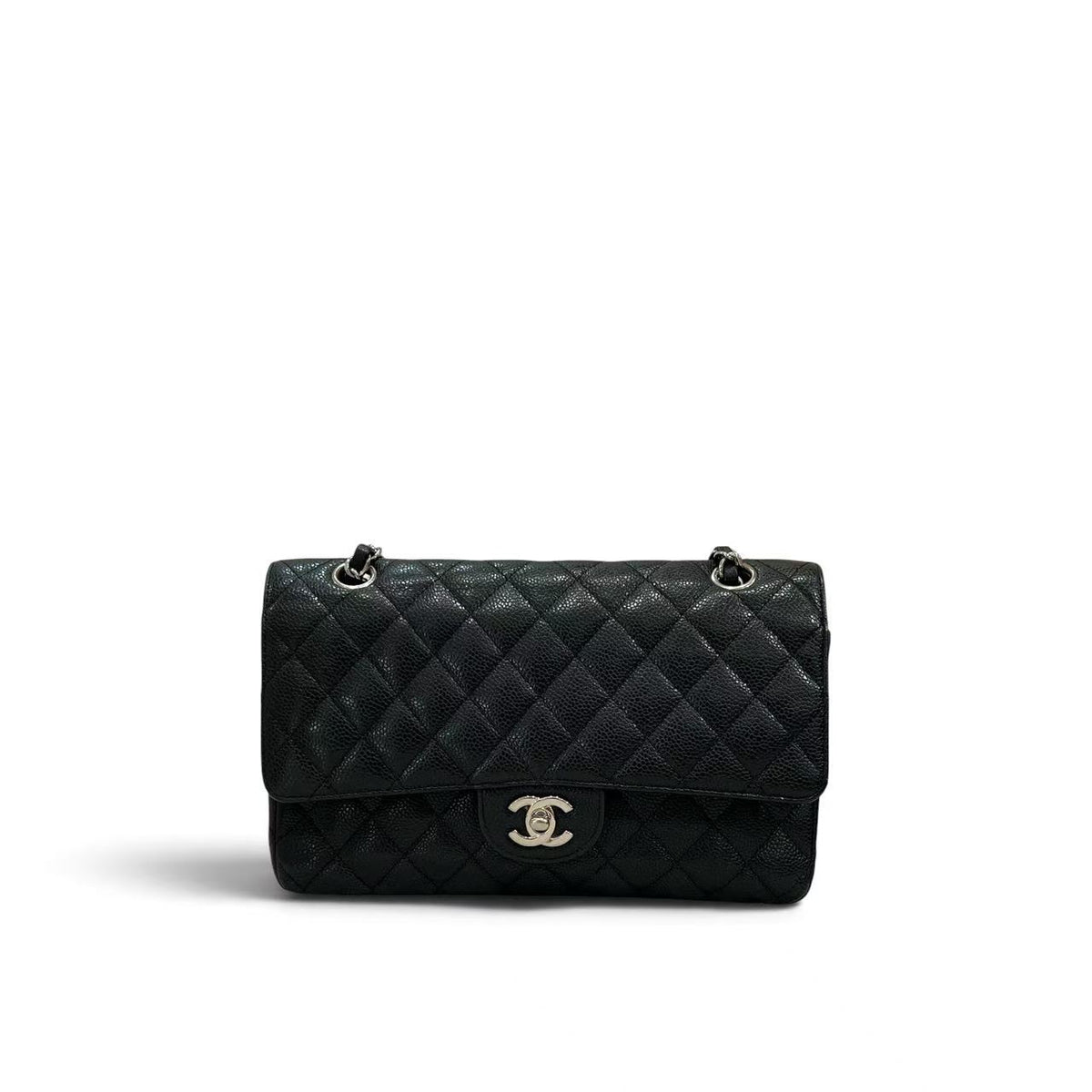 Chanel Medium Classic Flap Caviar Black SHW