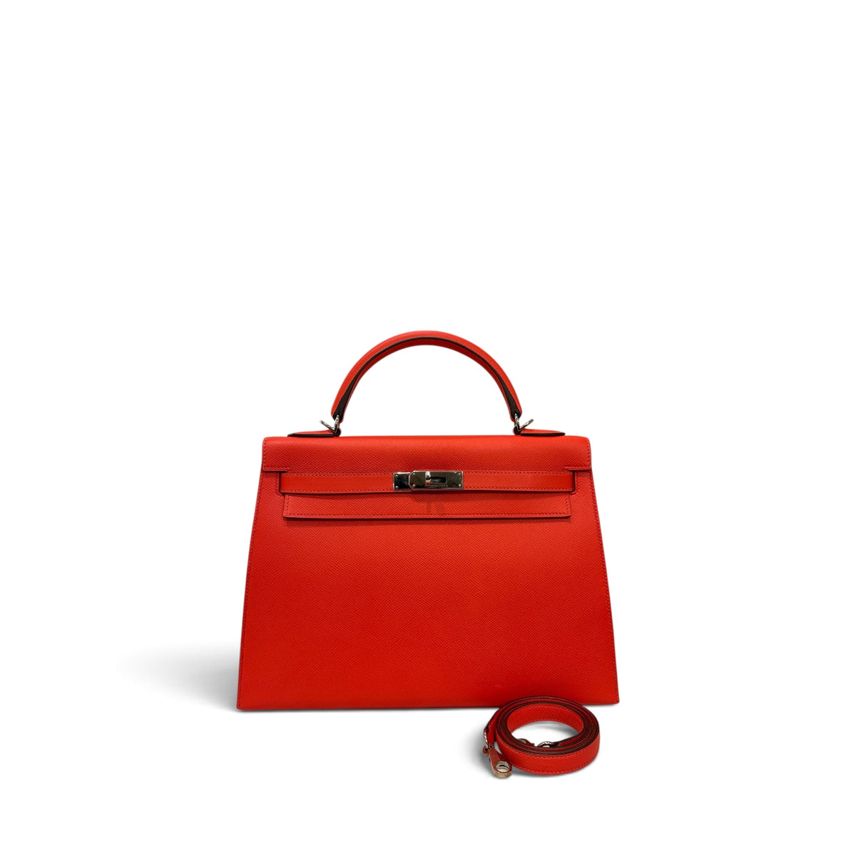 Hermes Kelly 32 Sellier Capucine Epsom Square X