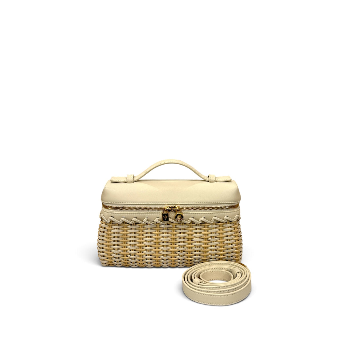 Loro Piana Extra Pocket L19 East-West Wicker Cream