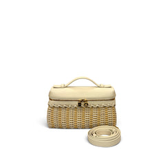Loro Piana Extra Pocket L19 East-West Wicker Cream