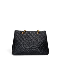 Chanel Grand Shopping Tote GST Caviar Black