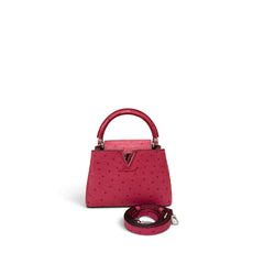 Louis Vuitton Mini Capucines Ostrich Cherry Crush Pink