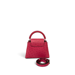 Louis Vuitton Mini Capucines Ostrich Cherry Crush Pink