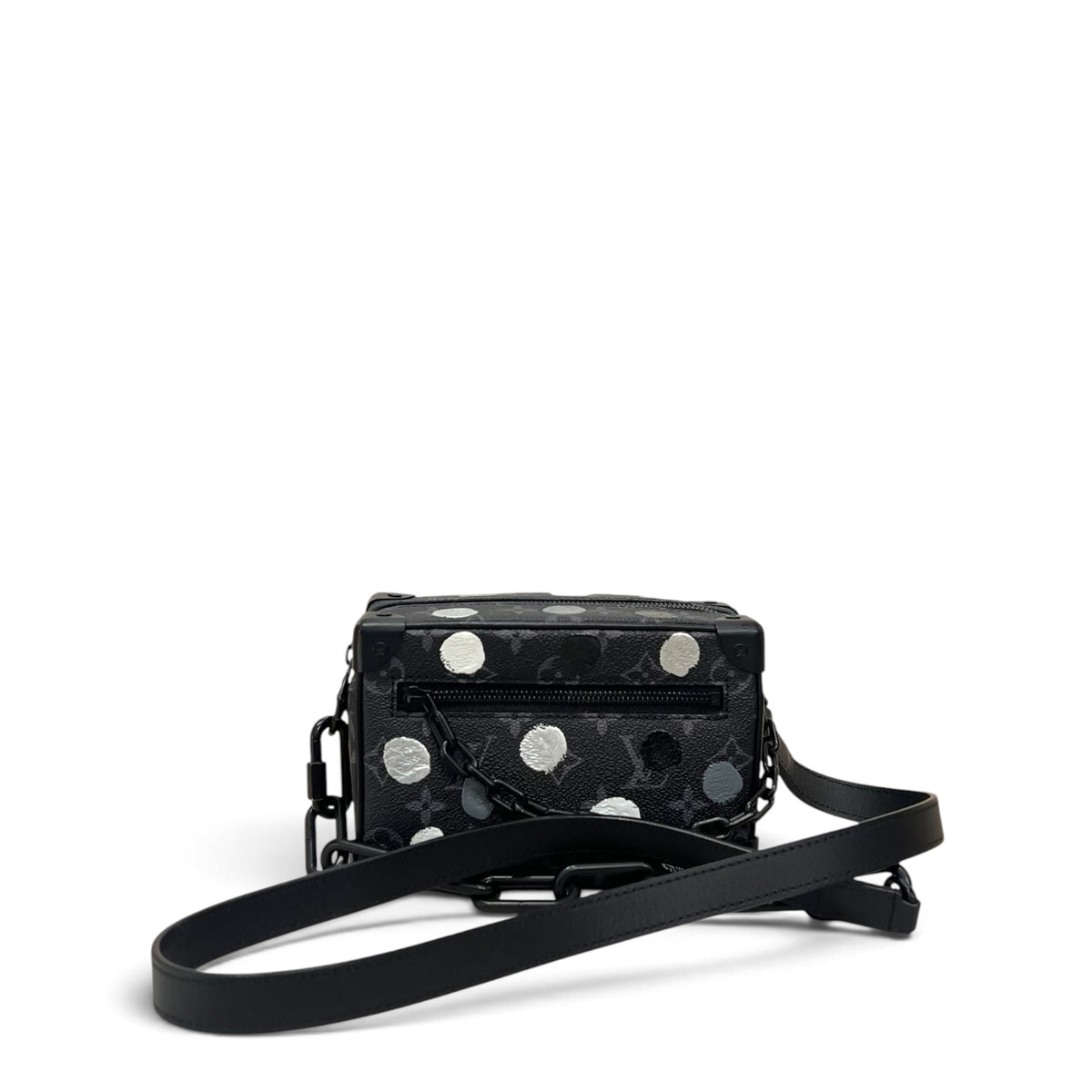 Louis Vuitton x Yayoi Kusama Soft Trunk Bag Black