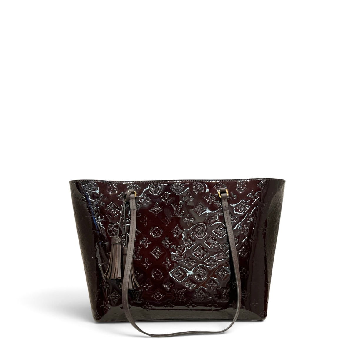 Louis Vuitton Vernis Long Beach MM Patent Red – Milan Luxe