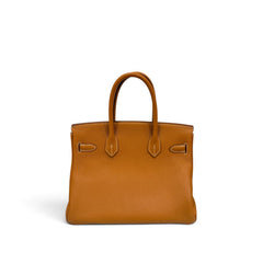 Hermes Birkin 30 Togo Gold GHW STAMP U