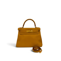 Hermes Kelly 28 Togo Sesame GHW STAMP Y
