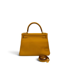 Hermes Kelly 28 Togo Sesame GHW STAMP Y