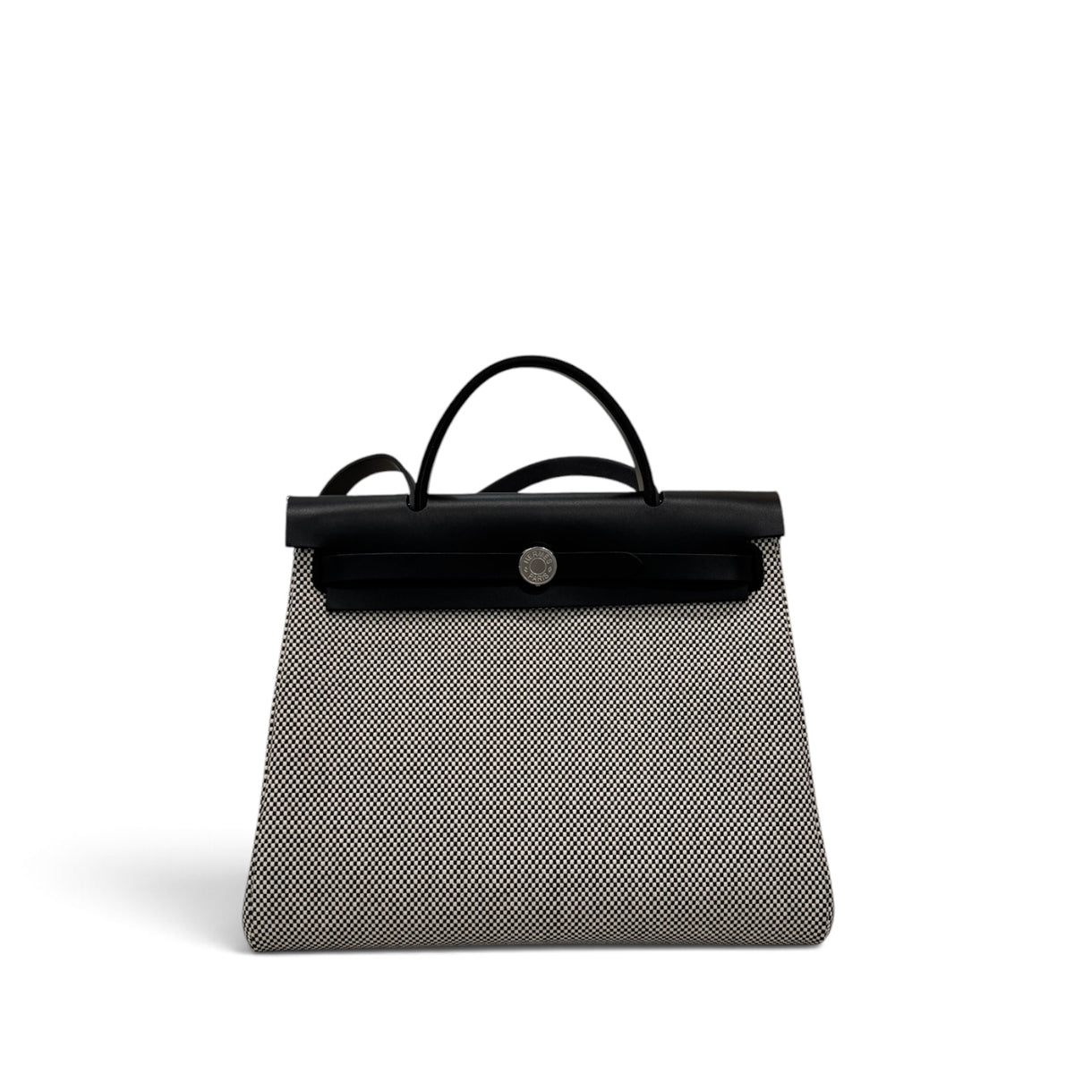 Hermes Herbag 31 Ecru / Black STAMP B