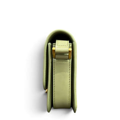 YSL Saint Laurent Small Solferino Satchel Bag Calfskin Light Sage